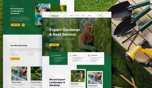 Naturn – Landscape & Gardening Elementor Template Kit 1.0.0