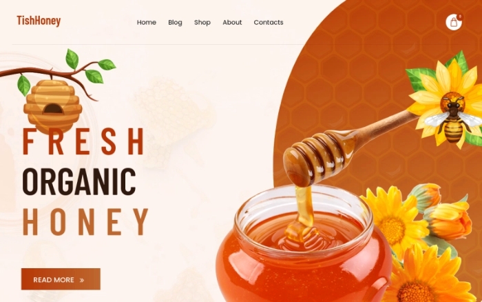 TishHoney - Honey Store WordPress Theme 1.0.0