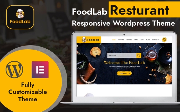 Foodlab Resturant Premium WordPress Theme 1.0.0