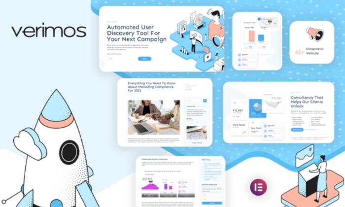 Verimos – Tech Startup & Digital Company Template Kit 1.0.0