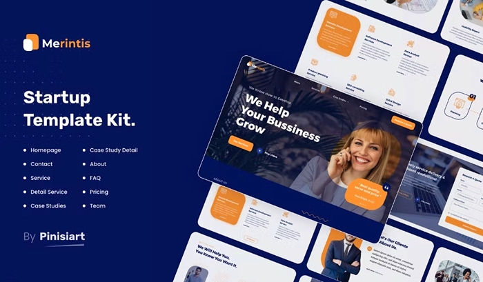 Merintis – SaaS & Startup Elementor Template Kit 1.0.0