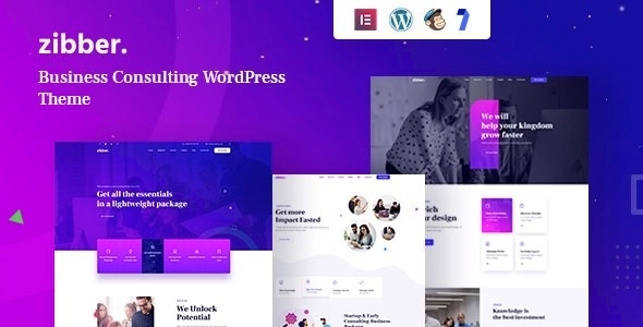 Zibber – Consulting Business WordPress Theme + RTL 1.2.1