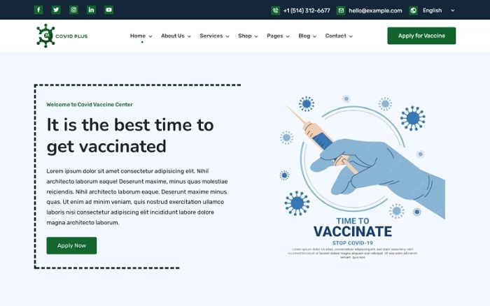 Covid Plus – Coronavirus and Medical Store 1.0.0