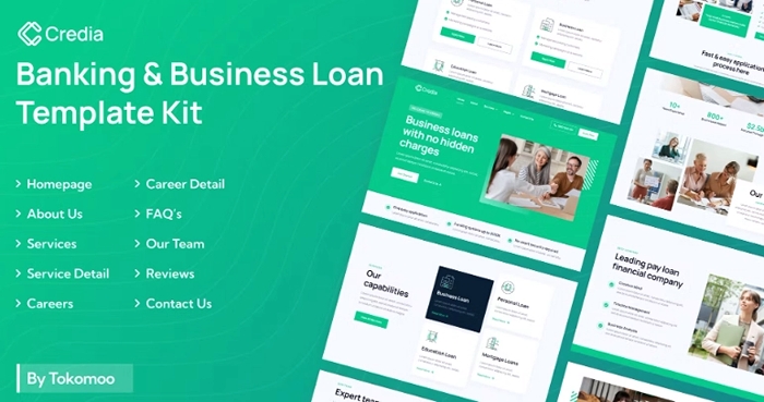 Credia – Banking & Business Loan Elementor Template Kit 1.0.0