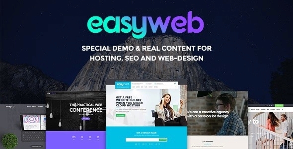 EasyWeb – WP Theme For Hosting SEO and Web-design Agencies 2.4.5