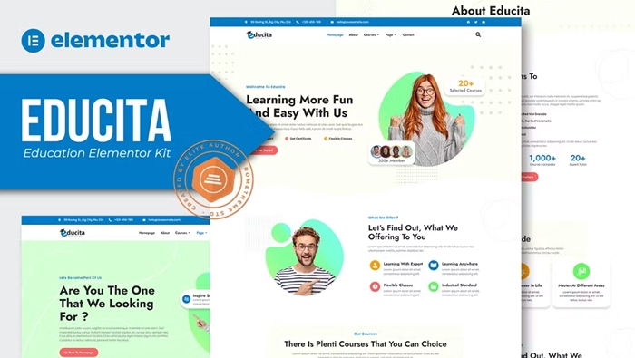 Educita – Education Elementor Template Kit 1.0.0
