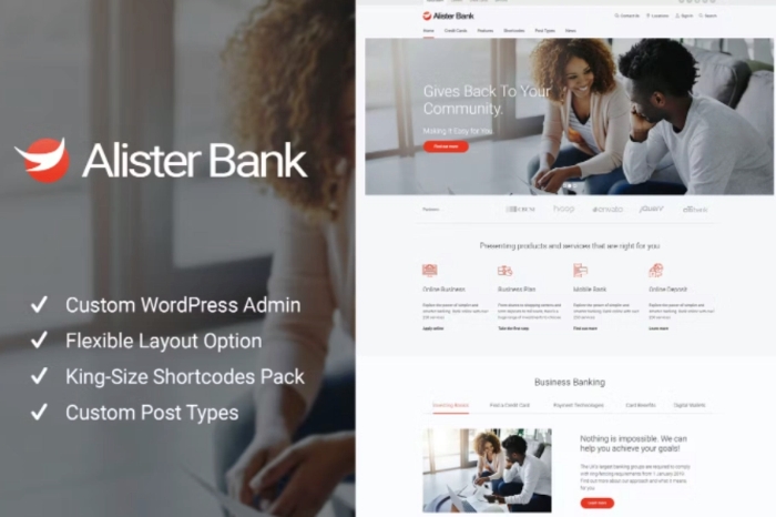 Alister Bank β Credits & Banking Finance WP Theme 1.1.4