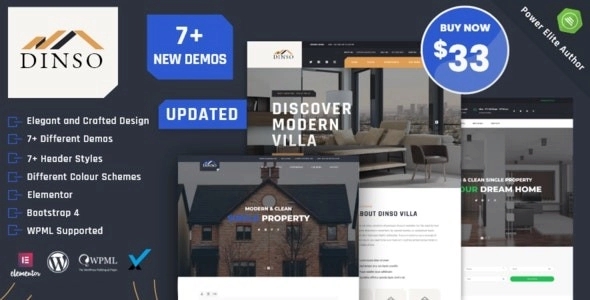 Dinso – Single Property & Apartment WP Theme 1.4
