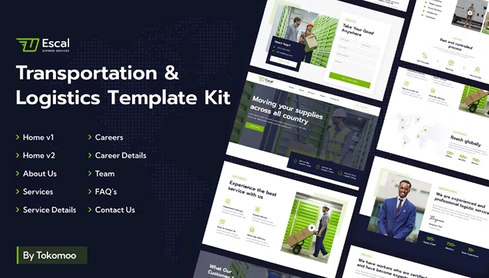Escal – Transportation & Logistics Elementor Template Kit 1.0.0