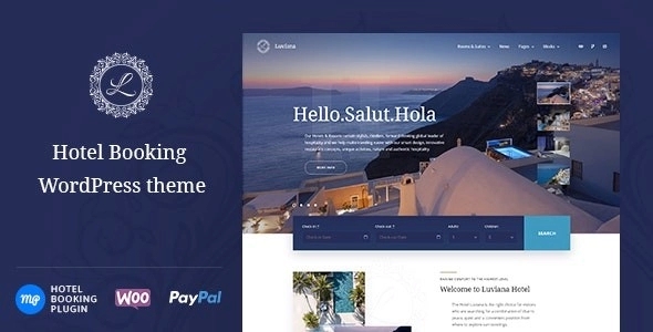 Luviana – Hotel Booking WordPress Theme 1.4.1