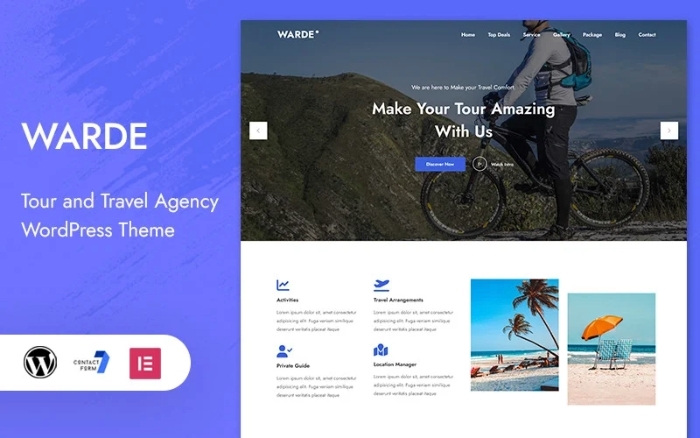 Warde – Tour and Travel Landing Page 1.0.0