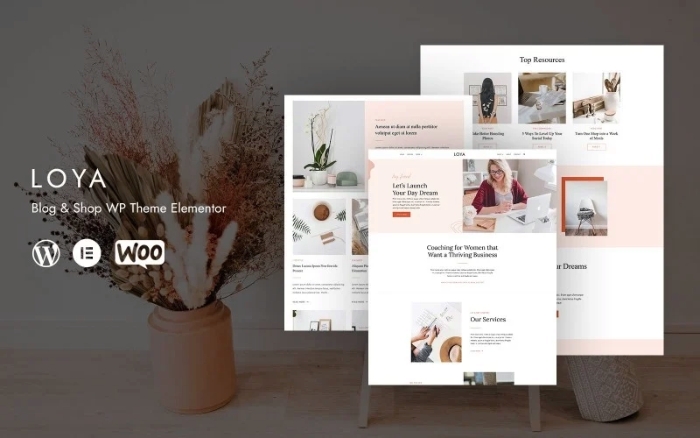 Loya – Blog & Shop WP Theme Elementor WP Theme 1.0.0