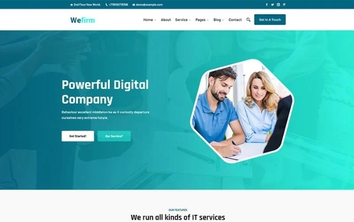 Wefirm – Powerful Digital Company WP Theme 1.0.0