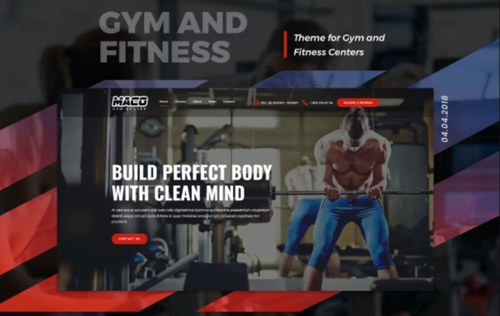 Maco – Gym and Fitness WordPress Theme 1.7