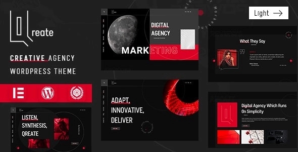 Qreate – Creative Agency WordPress Theme 1.3.2