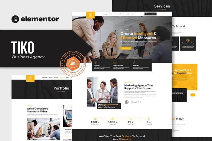 Tiko - Business Agency Elementor Template Kit 1.0.0