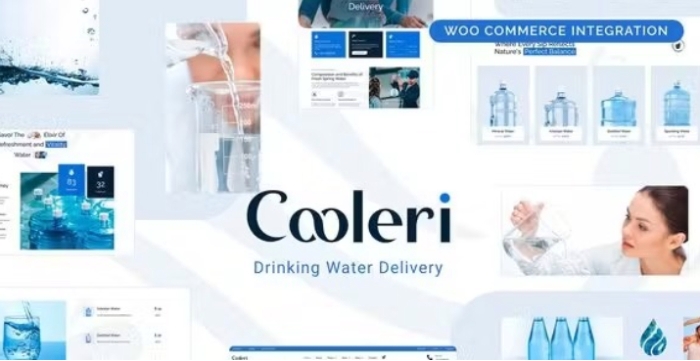 Cooleri - Drinking Water Delivery Elementor Pro Template Kit 1.0.0