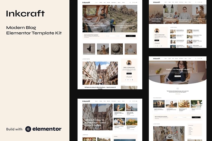 Inkcraft – Modern Blog & Magazine Elementor Pro Template Kit 1.0.0