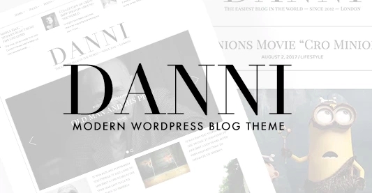 Danni – Minimalist WordPress Blog Theme 1.0.2