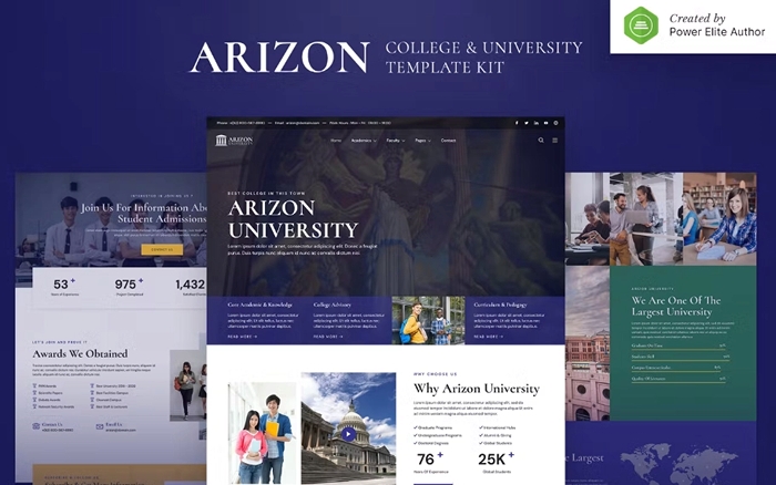 Arizon – College & University Elementor Template Kit 1.0.0