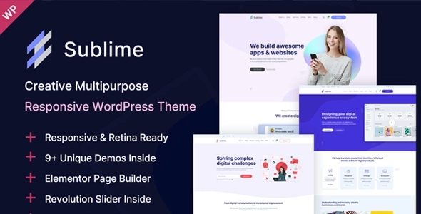 Sublime – Creative Multipurpose WP Theme 1.0