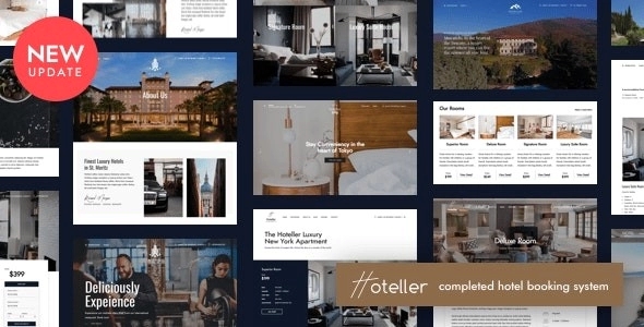 Hoteller – Hotel Booking WordPress 6.8.1
