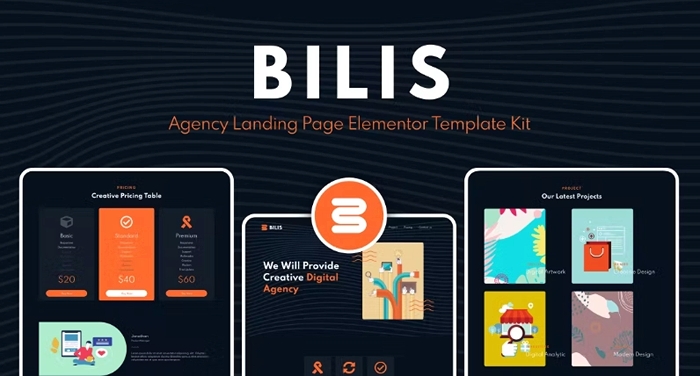 Bilis – Agency Landing Page Elementor Block Kit 1.0.0