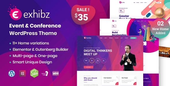 Exhibz – Event Conference WordPress Theme 2.5.9