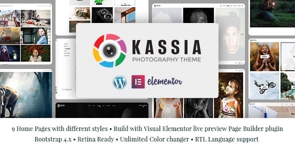 Kassia – Photography WordPress Theme 1.0