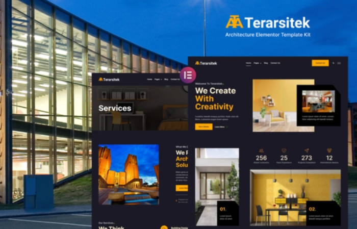 Terarsitek – Architecture Elementor Template Kit 1.0.0
