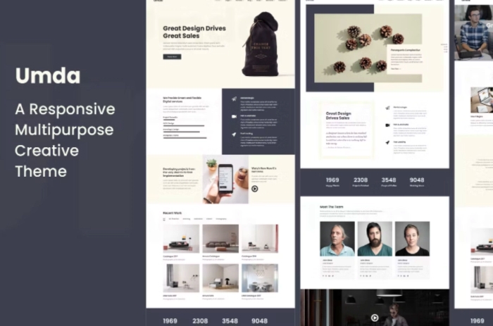 Umda – Responsive Multipurpose Creative Theme 1.0.8