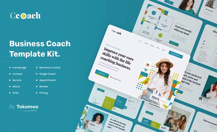 Ccoach – Business Coach Elementor Template Kit 1.0.0