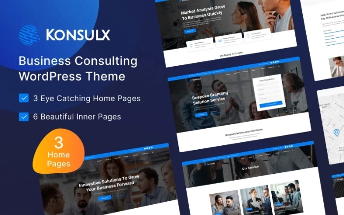 Konsulx – Business Corporate WordPress Theme 1.0.0