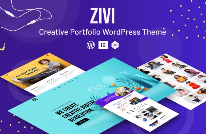 Zivi – Creative Portfolio WordPress Theme 1.0.3