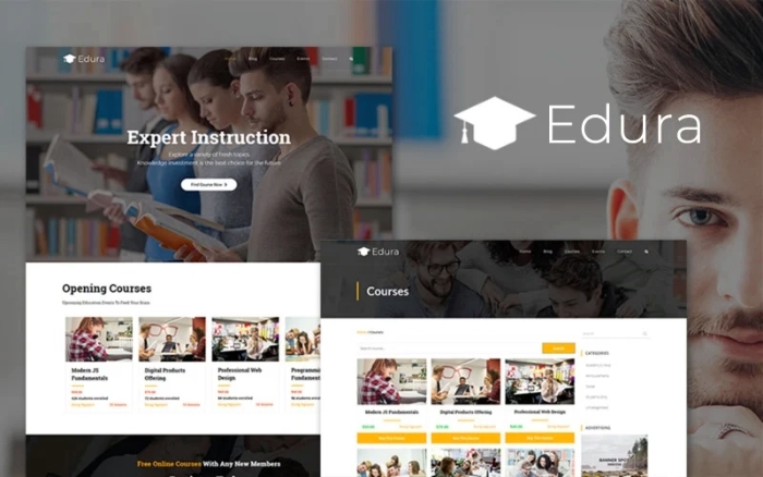 Edura – LearnPress Education WordPress Theme 1.0.5