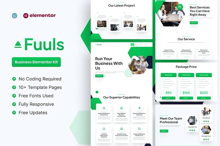 Fuuls – Business Elementor Pro Template Kit 1.0.0