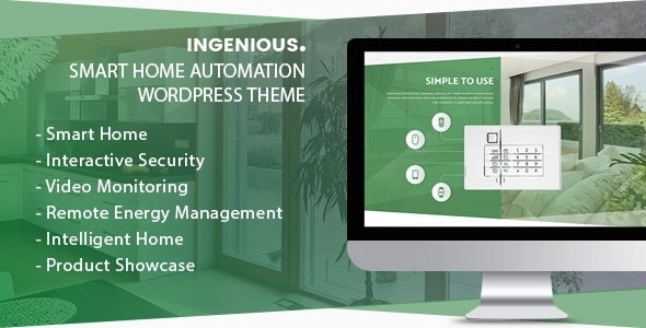 Ingenious – Smart Home Automation WP Theme 1.2.2