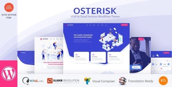 Osterisk: VOIP & Cloud Services WordPress Theme 2.9