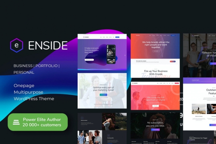Enside – Multipurpose Onepage Landing Page 1.5