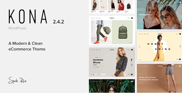 Kona – Modern & Clean eCommerce WP Theme 2.8.1