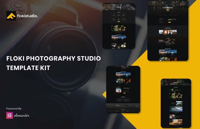 Floki – Photography Studio Elementor Template Kit 1.0.0
