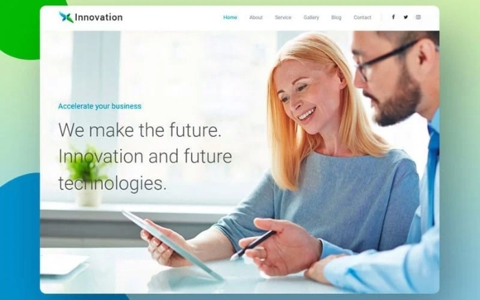 Innovation Rival Business Corporate WordPress Theme 1.0