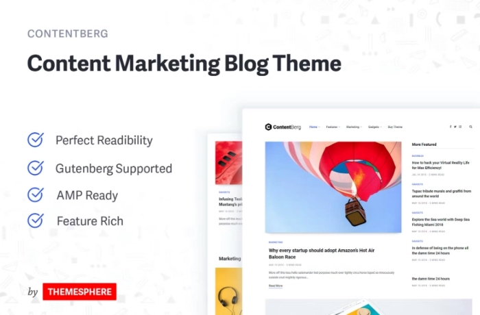 Contentberg Blog – Content Marketing Blog Theme 3.0.1