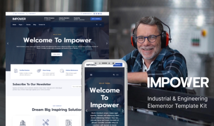 Impower – Engineering and Industrial Template Kit 1.0.0
