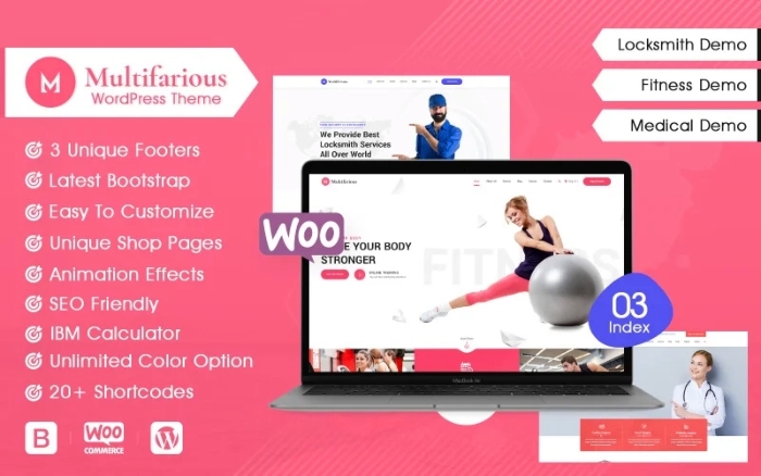 Multifarious – Multi-Concept Corporate WP Theme 1.0.0