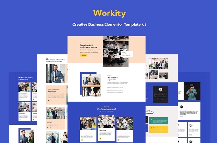 Workity- Creative Business Elementor Template kit 1.0.0
