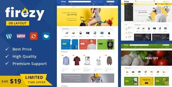 Firezy WP – Elementor Multi-purpose WooCommerce 3.3.0