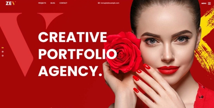 Zev – Creative Personal Portfolio WP Theme 1.0.4