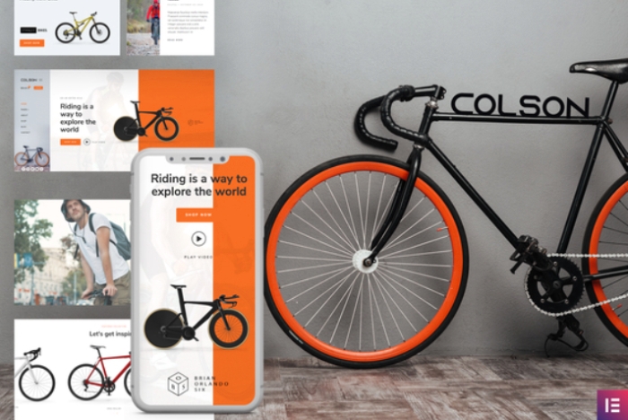 Colson – Bike WooCommerce Elementor Template Kit 1.0.0