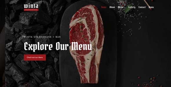 Winta – Steakhouse Restaurant WordPress Theme 1.0